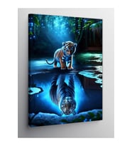 Kanvas Tablo Şiş Kebap Ve Kaplan 100 X 140 Cnvsdkey-126404-100-140