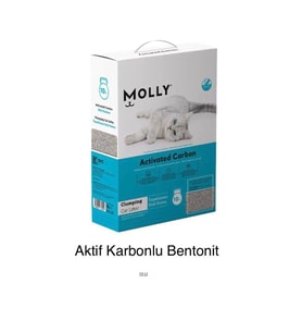 Molly Aktif Karbonlu Topaklanan Kedi Kumu
