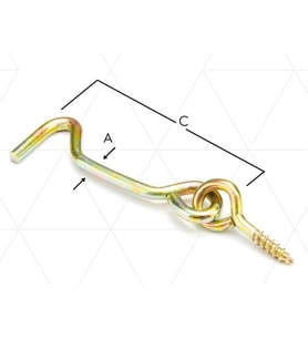 Çengelli Askı 100 No ( 5 Adet )