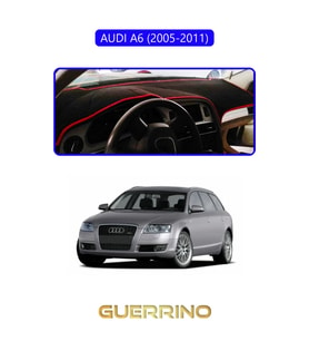 AUDI A6 (2005-2011) TORPİDO KORUMA HALISI MAVİ KENAR