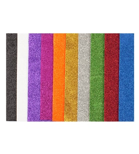 Bigpoint Simli Yapışkanlı Eva 35x50cm Karışık 10 Renk