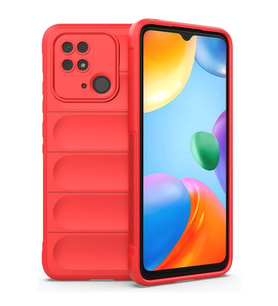 Pilelistore   Xiaomi Redmi 10C Kılıf Optimum Silikon - Kırmızı