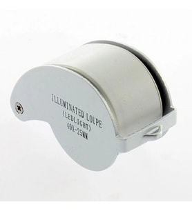 Mini 40X25Mm Takı Büyüteç Cep Büyüteç Teftiş Elmas Pullar Madeni Kontrol Lup Mg21011