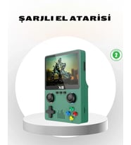 Taşınabilir Oyun Konsolu 3.5 İnç Ips Ekran Yaylı Çift Lr Tuşlu