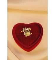 Betty Boop Figürlü İsim Yüzük 925K Gümüş (Gold)