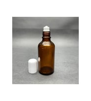 30ml kahverengi cam şişe roll-on şişe, 66 adet, bilye başlıklı şişe, cam şişe, roll-on şişesi, amber şişe