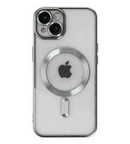 Newface Apple iPhone 14 Kılıf Kross Magneticsafe Kapak - Gümüş
