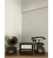 BLUETOOTH USB FM ÖZELLİKLİ NOSTALJİK RADYO DEKORATİF METAL TELEFON DEKORATİF METAL GRAMOFON