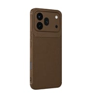 Huawei Honor 600 Pro Auto Focus Karbon Kapak - Kahverengi