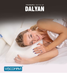 Viscomavi Dalyan Ortopedik Visco Yastık Ergonomik Hafızalı Visco Yastık