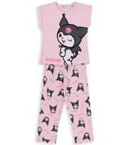 Kuromi 6-9 Yaş Pijama Takımı - Pembe