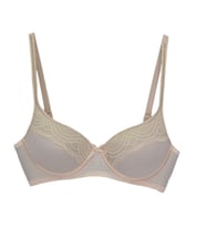 Kadın Silikonlu Toparlayıcı Telli Sütyen C Cup BGL-ST04498 (Bej)