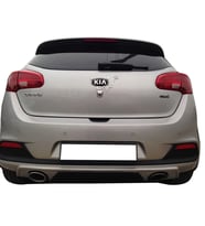 Kia Ceed Uyumlu (2013-2016) Arka Tampon Eki - Difüzör (Plastik)