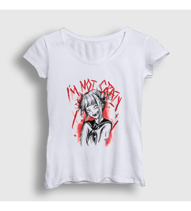 Presmono Kadın Beyaz Himiko Toga V3 Anime My Hero Academia T-Shirt 359612tt