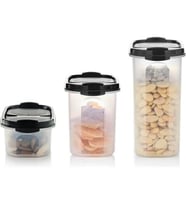 Tupperware OVAL SET 3'LÜ Siyah