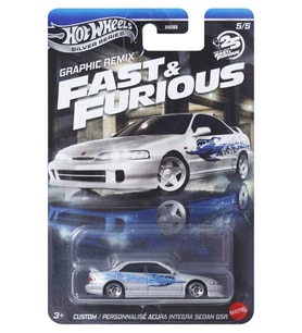 Hot Wheels - Fast & Furious Custom Acura Integra Sedan GSR (1/64) Graphic Remix 5/5 2025 Case