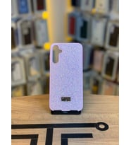 Samsung A15 Uyumlu Taş Desenli Silikon Yumuşak Kılıf (Pembe)