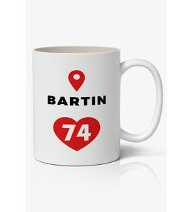 Bartın Baskılı Kupa Bardak Baskılı Kahve Kupa Bardak