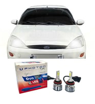 Ford Focus 1 Led Xenon Uzun + Kısa Far Ampulü H4 Duo Yeni Seri Beyaz 1999-2001