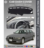 BMW E36 (1990-2000) Torpido Örtüsü Ön Göğüs Koruma Torpido Koruma Araca Özel Kaymaz Kolay Montaj