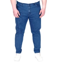 Mode XL Büyük Beden Erkek Pantolon Kot Klasik 21920 Indigo
