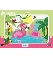 Blue Focus Flamingo (Flamingo) - Puzzle 30 Parça