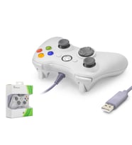 Gamepad Pc Xbox 360 Uyumlu Kablolu - Beyaz ND506W