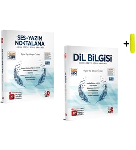 3D Yayınları Dil Bilgisi Ses-Yazım Noktalama Konu Özetli Soru Bankası Seti