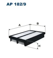 FILTRON AP1829 Hava Filtresi 2811308000 281132F250