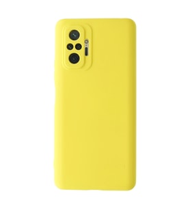 Xiaomi Redmi Note 10 Pro Kılıf Nano İçi Kadife Silikon - Sarı
