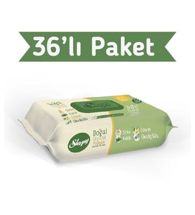 Sleepy Doğal Organik Pamuklu Temizlik Havlusu 36x50 1800 Yaprak