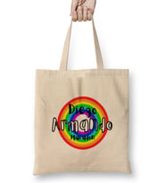Diego Armando Maradon- Retro Rainbow Style Bez Çanta Uzun Saplı