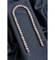 Jasper Doğal Taş Mat Küre Kesim 8mm Dizi [AA]