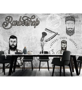 Kuaför Berber Salonu Duvar Kağıdı