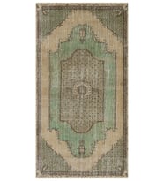 Benzersiz El Dokuma Vintage Halı 126x236 cm 9981