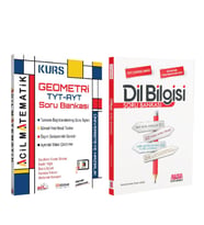 Acil Yayınları TYT AYT Geometri KURS ve AKM Dil Bilgisi Soru Bankası Seti 2 Kitap