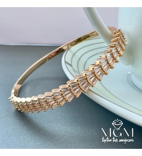 Zirkon Baget Taşlı Bileklik - Kbl0020