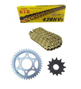 RKS SRK 125-R Ön-Arka Zincir Dişli Seti Oringli Gold 14T-43T