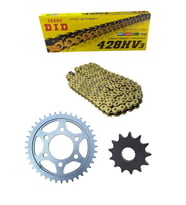 RKS SRK 125-R Ön-Arka Zincir Dişli Seti Oringli Gold 14T-43T