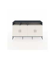 Kronos Konsol 6 Raflı 4 Kapaklı 176x59x99 Antrasit-Aytaşı
