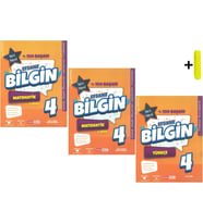 Kırmızı Beyaz Efsane Bilgin Matematik Ve Türkçe 4.Sınıf (3 KİTAP)