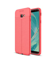 Samsung Galaxy J4 Plus Uyumlu Kılıf Zore Niss Silikon Kapak (Kırmızı)