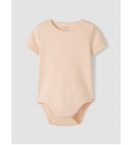 LCW baby Pembe Bisiklet Yaka Kız Bebek Çıtçıtlı Body