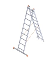 Mey İthalat® Saraylı 2X9 A Tipi Sürgülü Merdiven 4,94 Metre