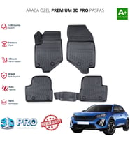 PEUGEOT 2008 ELEKTRİKLİ  ARACA ÖZEL 3D PASPAS 2022 2023 2024 2025