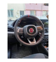 DİKİŞLİ DİREKSİYON KILIFI DAMARLI NOKTALI DERİ KIRMIZI YÜZÜK KIRMIZI DİKİŞLİ EGEA İÇİN HIZLI KARGO