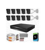 Provzen RV HiLook 10 Kameralı Full HD Geniş Açı Güvenlik Kamerası