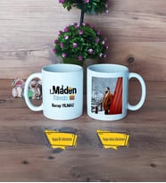 Maden Mühendisi Kupa Bardak Beyaz Fotoğraflı Mühendisler Günü Hediyesi