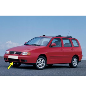 VW Polo Classic Variant 1996-2002 Ön Tampon Spoylerli 6K5807221B