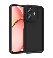 Oppo A3 Uyumlu Kılıf Kamera Korumalı Zore Ananas Kapak (Siyah)